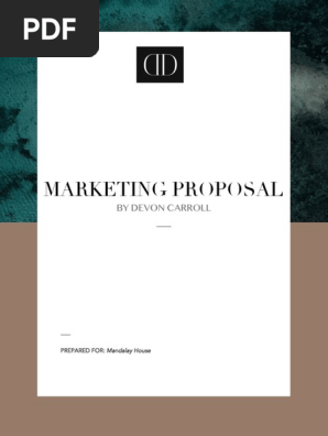 Marketing Proposal for Mandalay House