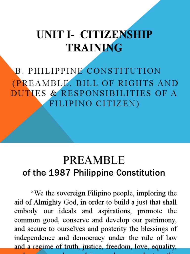 Philippine Citizenship and Rights Overview | PDF | Search And Seizure ...