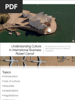 Understanding Culture in International Business: Robert Carroll