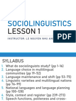 Socio Lesson 1