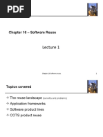 1 Chapter 16 Software Reuse