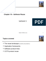 1 Chapter 16 Software Reuse