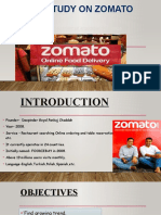 CASE STUDY ON ZOMATO-Eship