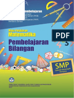 PAKET UNIT PEMBELAJARAN MATA PELAJARAN MATEMATIKA SEKOLAH MENENGAH PERTAMA (SMP) PEMBELAJARAN BILANGAN