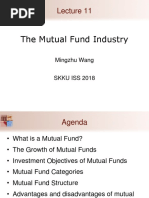 The Mutual Fund Industry: Mingzhu Wang