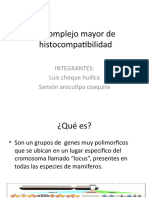 El complejo mayor de histocompatibilidad