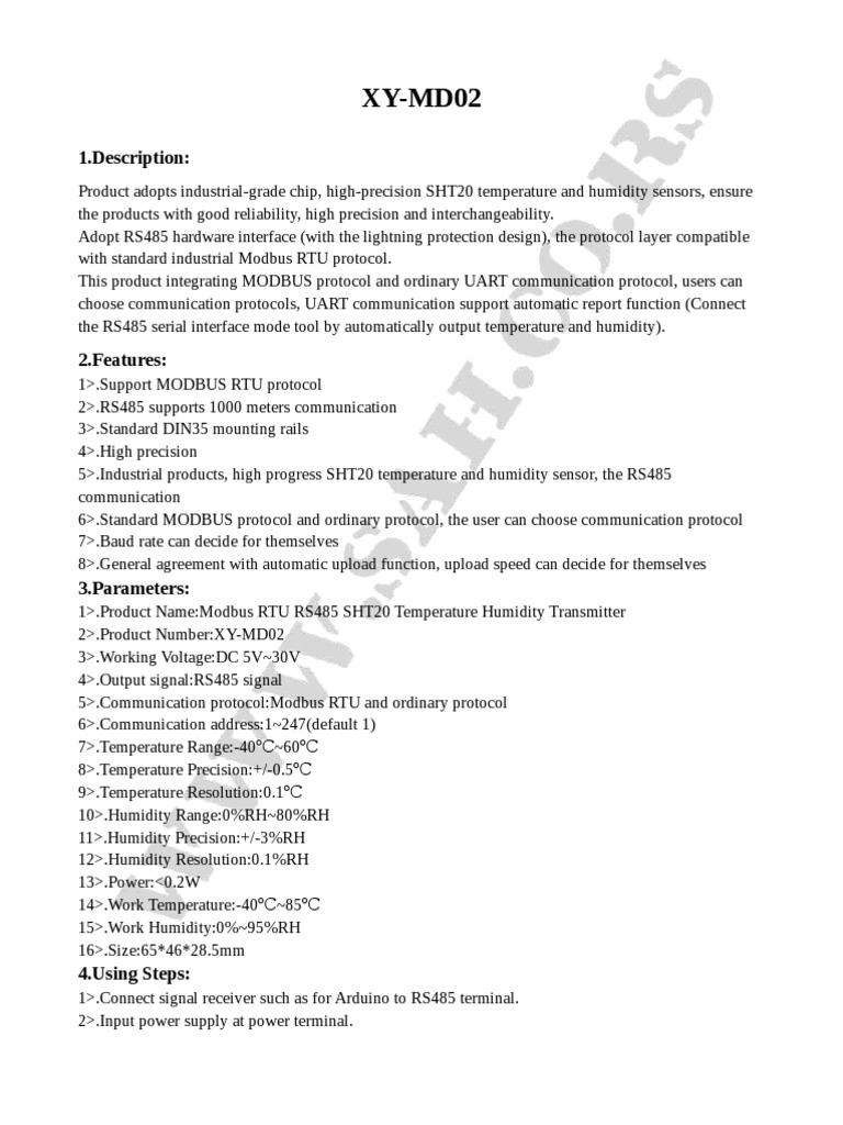Xy md02 Manual | PDF