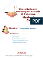 Chapitre I Systèmes Mécanique Articulés Et Robotique Introduction - Boutaani 2020