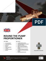 Round The Pump Proportioner: Key Users Key Facts