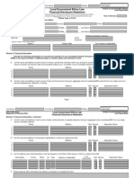 Financial Disclosure Statement