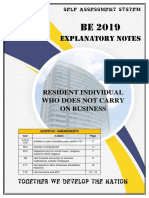 Explanatory - Notes - BE2019 - Residens Without Business