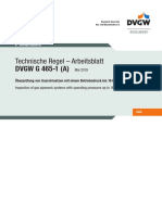 Technische Regel - Arbeitsblatt DVGW G 465-1 (A)