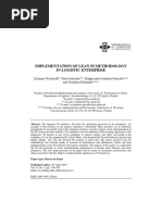 Implementation of Lean 5S Methodology in Logistic Enterprise