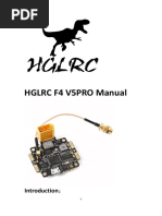 HGLRC F4 V5PRO Manual