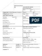 Welding Procedure Specificaton (WPS)