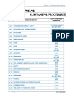 F8 Substantive Procedures
