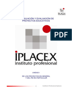 Formulación y Evaluacion de Proyectos Educativos 1