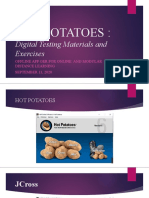 Hot Potatoes:: Digital Testing Materials and Exercises