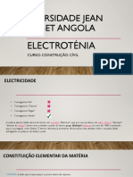 UNIJPA Angola Curso Construção Civil Electrotécnia