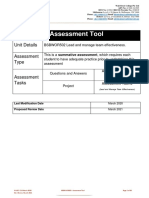 BSBWOR502 Student Assessment Tool - V2.0 MAR 2020