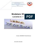 Lucrarea Nr. 1 - Modelare 3D