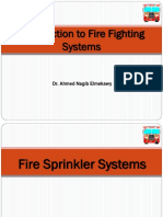 Introduction To Fire Fighting Systems PDF