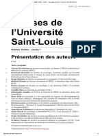 Montulet - Kaufmann 2004 Mobilités, Fluidités... Libertés - Présentation Des Auteurs