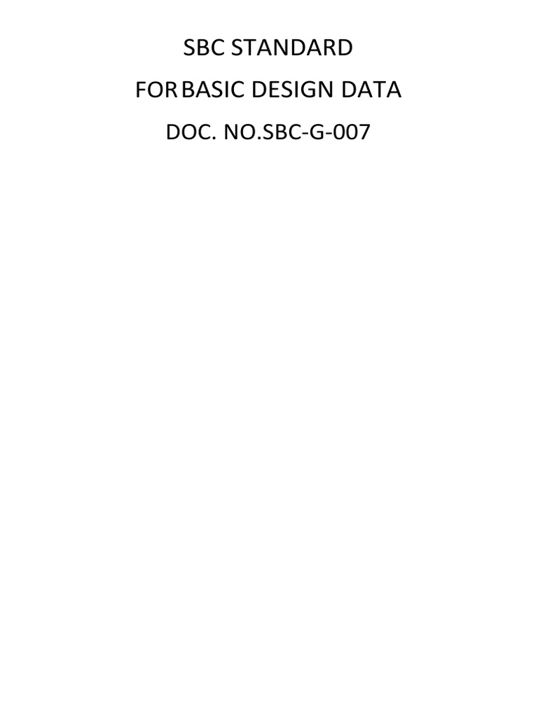 SBC Standard For Basic Design | PDF | Atmosphere Of Earth | Soil