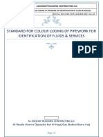 Standard For Colour Coding of Pipework For Identification of Fluids & Services