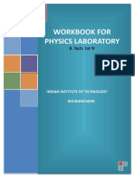 Physics Lab Workbook Guide