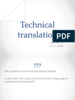 Technical translation specialist vs professional translator