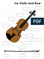 Parts of The Violin Blank PDF