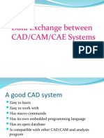 Data Exchange Between CAD/CAM/CAE Systems