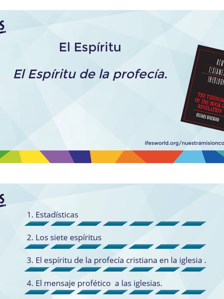 Espíritu de Profecía en Apocalipsis PDF Profeta Libro de revelación