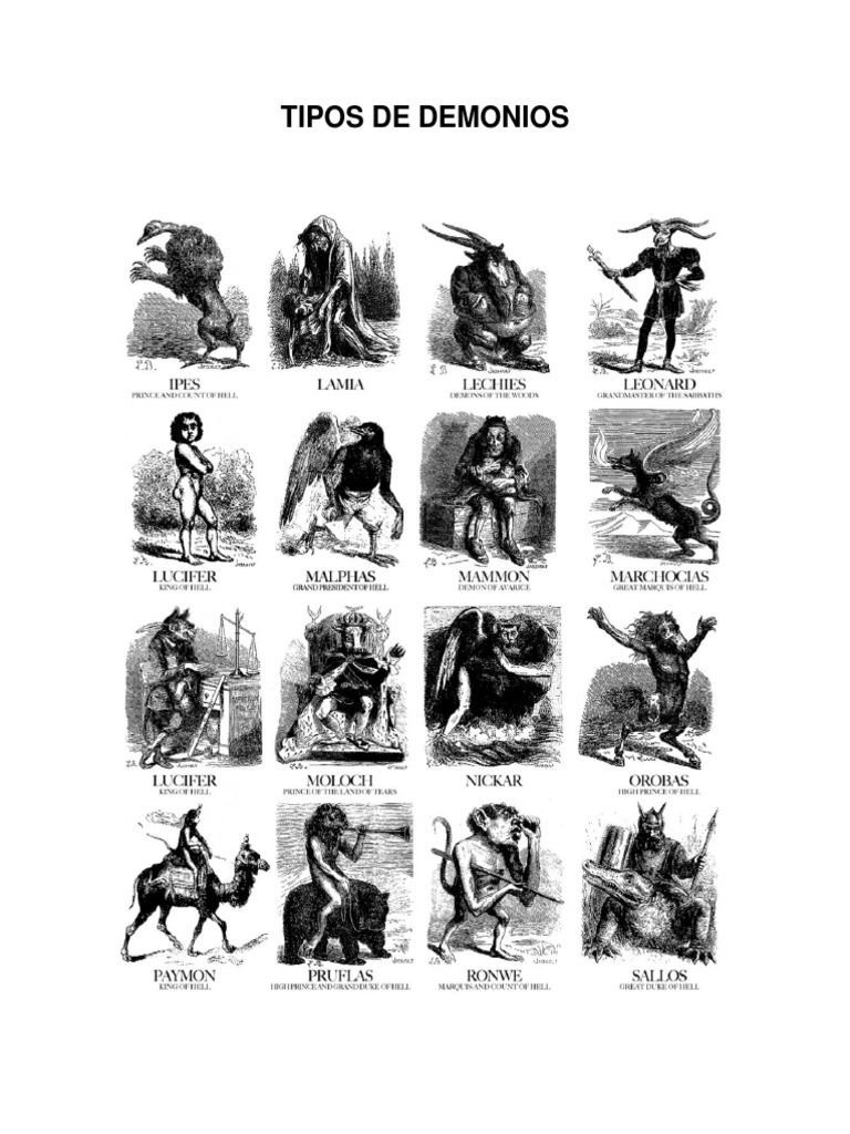 Tipos de Demonios | PDF