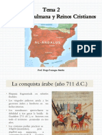 Tema 2. España Musulmana y Reinos Cristianos (Dominio y Expansión) PDF