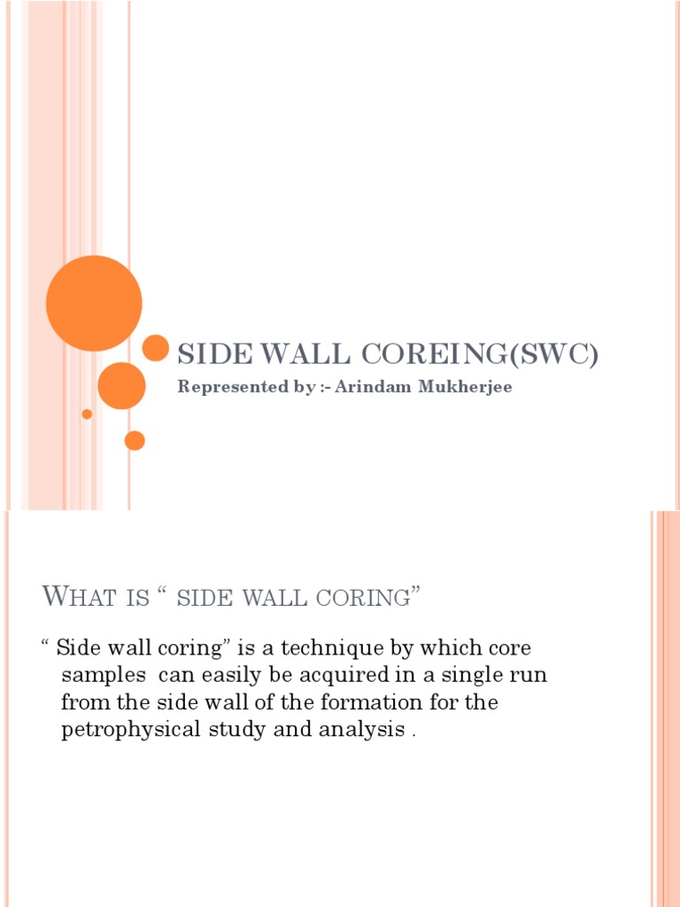 Side Wall Coring (SWC) PDF Nature