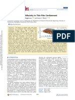 Increased Polymer Di Ffusivity in Thin-Film Confinement: James F. Pressly, Robert A. Riggleman, and Karen I. Winey