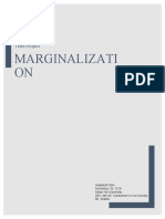 Marginalizati ON: Term Project