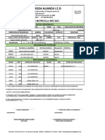 Formatos de Matricula 2021 PDF