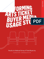 2019 Performing Arts Ticket Buyer Media Usage Study
