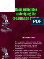 Basic Principles Underlying The Coagulation System