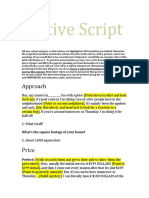 Aptive Script: Approach