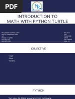 Python Sandbox Turtle Mode | PDF