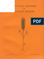 Convictions Profondes de Raymond Bernard 1981 PDF