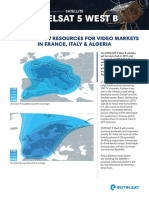 EUTELSAT E5WB Footprint