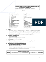 SÍLABO TOPOGRAFIA 2020 II Seccion B