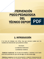 (No) - Intervención Psicopedagógica Del Técnico Deportivo