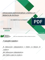 Tema - Infracciones Admvas y Delitos - Archivos