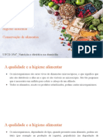 UFCD 3547_Higiene e conservação de alimentos